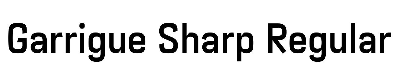 Garrigue Sharp Regular
